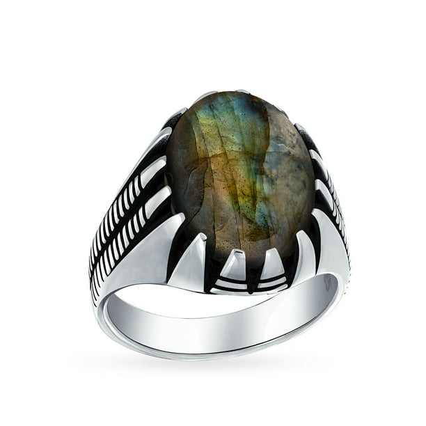 SOLID 925 STERLING SILVER GOLD PLATED LABRADORITE GEMSTONE MENS RING JEWELRY SOLID 925 STERLING SILVER GOLD PLATED LABRADORITE GEMSTONE MENS RING JEWELRY
